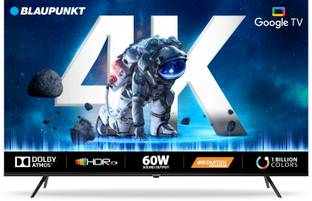 Blaupunkt CyberSound G2 Series 126 cm (50 inch) Ultra HD (4K) LED Smart Google TV with Dolby Digital Plus & 60W Sound Output (50CSGT7022)
