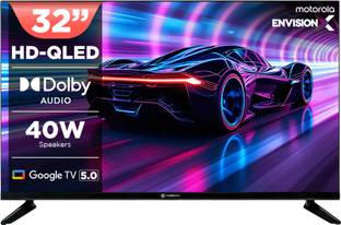 MOTOROLA 80 cm (32 inch) QLED HD Ready Smart Google TV 2025 Edition