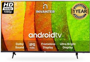 INVANTER Nova Series 80 cm (32 inch) HD Ready LED Smart Android TV with Play Store | Wifi Enabled | Do...