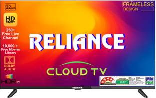 Reliance Cloud OS 80 cm (32 inch) HD Ready LED Smart Android Based TV 2026 Edition with 250+ Live TV C...
