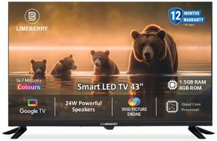 LIMEBERRY LIMEBERRY 2025A 109 cm (43 inch) Full HD LED Smart Google TV with Remote