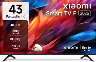 XIAOMI by Mi F Series 108 cm (43 inch) Ultra HD (4K) LED Smart Fire TV 2025 Edition with Dolby Audio |...