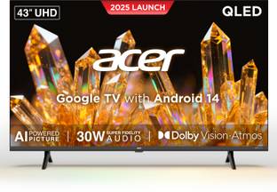 Acer 108 cm (43 inch) QLED Ultra HD (4K) Smart Google TV