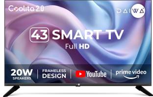 Daiwa 109 cm (43 inch) Full HD LED Smart Linux TV with YouTube,Prime Video and Eyecare Mode