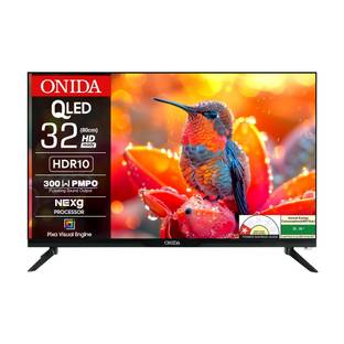 ONIDA 80 cm (32 inch) QLED HD Ready Smart Google TV with Dolby Digital & HDR 10