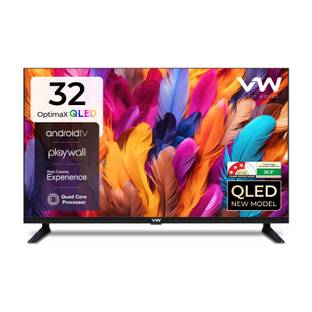 VW OptimaX Series 80 cm (32 inch) QLED HD Ready Smart Android TV