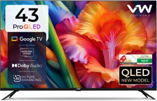 VW Pro Series 109 cm (43 inch) QLED Ultra HD (4K) Smart Google TV 2025 Edition