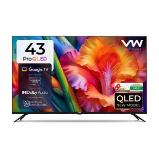 VW Pro Series 109 cm (43 inch) QLED Ultra HD (4K) Smart Google TV