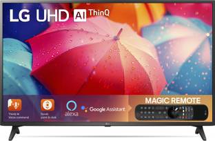 LG UQ7550 108 cm (43 inch) Ultra HD (4K) LED Smart WebOS TV with Alpha5 AI Processor Gen5, AI Sound Pr...