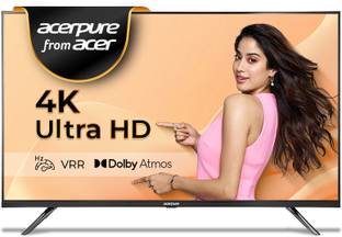 acerpure TV by Acer (2024 Series) 108 cm (43 inch) Ultra HD (4K) LED Smart Google TV with Bezel-Less | Google OS | VRR | ALLM | Dolby ATMOS