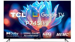 TCL 215 cm (85 inch) Ultra HD (4K) LED Smart Google TV with Hands-Free Voice Control