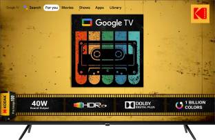 KODAK 126 cm (50 inch) Ultra HD (4K) LED Smart Google TV 2023 Edition with with HDR10 and Dolby Digita...