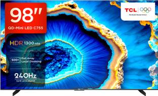TCL C755 248 cm (98 inch) Ultra HD (4K) Mini LED Smart Google TV with 144Hz VRR and IMAX Enhanced