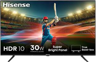 Hisense 108 cm (43 inch) Full HD LED Smart Google TV with Dolby Audio, 30W Powerful Sound, HDR 10, Super Bright Panel