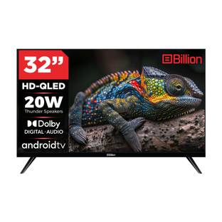 Billion 80 cm (32 inch) HD Ready LED Smart Android TV with Thunder OS, Live TV, Netflix, 100+ Apps, 20...