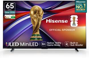 Hisense 164 cm (65 inch) Ultra HD (4K) Mini LED Smart VIDAA TV 2026 Edition