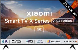 XIAOMI X Series 125 cm (50 inch) Ultra HD (4K) LED Smart Google TV with 4K Dolby Vision HDR 10 Dolby Audio DTS X DTS Virtual: X Vivid Picture Engine Mi TV (L50MA-AUIN)