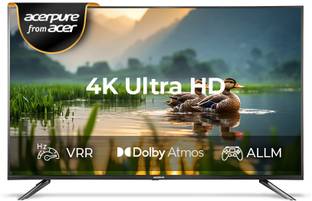 acerpure Swift TV by Acer (2024 Series) 139 cm (55 inch) Ultra HD (4K) LED Smart Google TV with Bezel-Less Google OS VRR ALLM Dolby ATMOS (AP55UG51ASFTD)