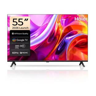Haier K85 139 cm (55 inch) QLED Ultra HD (4K) Smart Google TV 2026 Edition with Google Tv