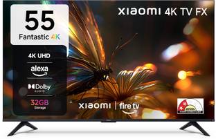 XIAOMI FX Series 138.68 cm (55 inch) Ultra HD (4K) LED Smart Fire TV with Alexa built-in | HDR 10 | 32...