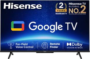 Hisense A6H 108 cm (43 inch) Ultra HD (4K) LED Smart Google TV 2022 Edition with Hands Free Voice Cont...