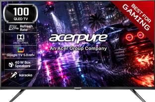 acerpure NITRO 253 cm (100 inch) QLED Ultra HD (4K) Smart Google TV 2026 Edition