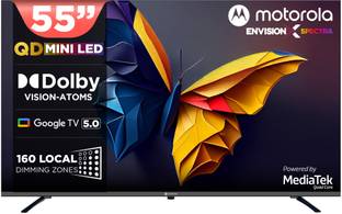 MOTOROLA 140 cm (55 inch) Ultra HD (4K) Mini LED Smart Google TV with Edition with Dolby Vision & Dolb...