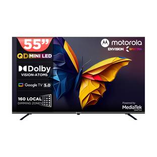 MOTOROLA 140 cm (55 inch) Ultra HD (4K) Mini LED Smart Google TV with Edition with Dolby Vision & Dolb...