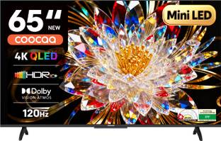 Coocaa 164 cm (65 inch) Ultra HD (4K) Mini LED Smart Google TV 2025 Edition with Local Dimming -2025 E...