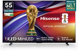 Hisense 139 cm (55 inch) Ultra HD (4K) Mini LED Smart VIDAA TV 2026 Edition