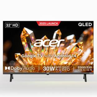 Acer Ultra V 80.01 cm (32 inch) QLED Ultra HD (4K) Smart Google TV 2025 Edition