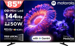 MOTOROLA 216 cm (85 inch) Ultra HD (4K) Mini LED Smart Google TV 2026 Edition