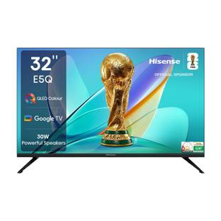 Hisense 32E5Q 80 cm (32 inch) QLED HD Ready Smart Google TV with 30W Powerful Sound Output| Dolby Audi...