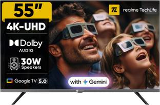 realme TechLife 139 cm (55 inch) Ultra HD (4K) LED Smart Google TV