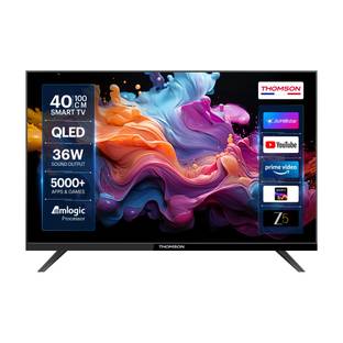 Thomson Alpha QLED 100 cm (40 inch) QLED Full HD Smart Linux TV with 36W Sound Output |Web Browser | S...