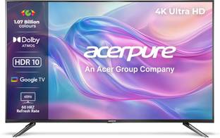 acerpure Swift TV by Acer (2024 Series) 139 cm (55 inch) Ultra HD (4K) LED Smart Google TV with Bezel-...