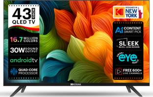 KODAK 108 cm (43 inch) Full HD LED Smart Android TV with Android 11 and Dolby Digital Plus