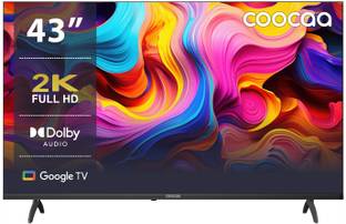 Coocaa Frameless 108 cm (43 inch) Full HD LED Smart Google TV with HDR 10 Audio and Eye care 3.0