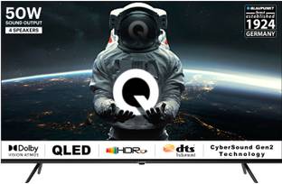 Blaupunkt Dot 108 cm (43 inch) QLED Ultra HD (4K) Smart Google TV with 50W Sound Output HDR 10 DTS Trusurround Assistant Dual Band Wi-Fi (43QD7050)