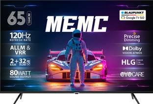 Blaupunkt SonicQ 164 cm (65 inch) QLED Ultra HD (4K) Smart Google TV 2025 Edition with 80W Sound Outpu...