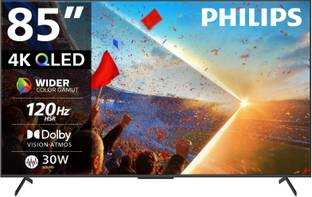 PHILIPS 8101 Series 217 cm (85 inch) QLED Ultra HD (4K) Smart Google TV 2026 Edition