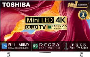 TOSHIBA M650MP 139 cm (55 inch) Ultra HD (4K) Mini LED Smart VIDAA TV with 49 W Dolby Vision and Atmos...