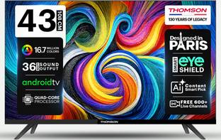 Thomson 9A Series 108 cm (43 inch) Full HD LED Smart Android TV with 2 Speakers 36 Watts Sound Output ...