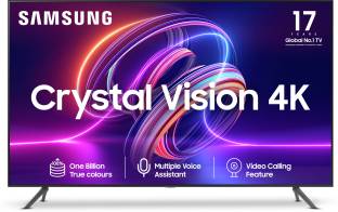 Add to Compare SAMSUNG Crystal Vision 4K iSmart Series with Voice Assistant 138 cm (55 inch) Ultra HD (4K) LED Smart ... 4.425,029 Ratings & 2,562 Reviews Operating System: Tizen Ultra HD (4K) 3840 x 2160 Pixels 1 Year Comprehensive Warranty on Product and 1 Year Additional Warranty on Panel ₹49,990 ₹72,900 31% off Free delivery No Cost EMI from ₹4,166/month