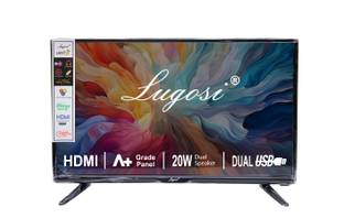 LUGOSI 61 cm (24 inch) HD Ready LED TV 2025 Edition with 20W Speakers, Slim-Bezel Design, HDMI/USB, En...