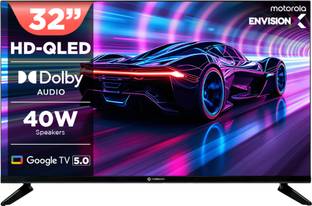 MOTOROLA 80 cm (32 inch) QLED HD Ready Smart Google TV 2025 Edition