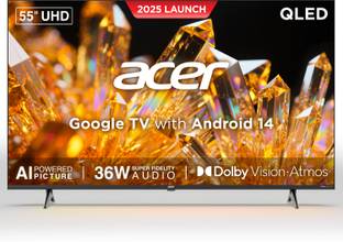 Acer 138.78 cm (55 inch) QLED Ultra HD (4K) Smart Google TV
