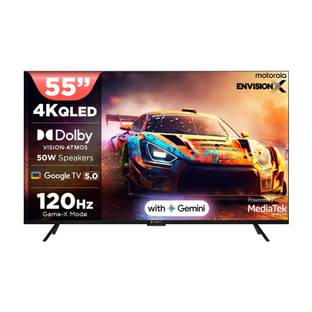 MOTOROLA 140 cm (55 inch) QLED Ultra HD (4K) Smart Google TV 2026 Edition