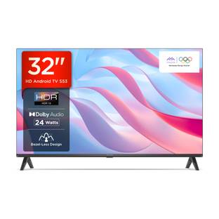 iFFALCON by TCL 79.97 cm (32 inch) HD Ready LED Smart Android TV with HDR 10, Bezel-Less design and 24...