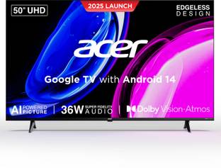 Acer Ultra I Series 127 cm (50 inch) Ultra HD (4K) LED Smart Google TV 2025 Edition